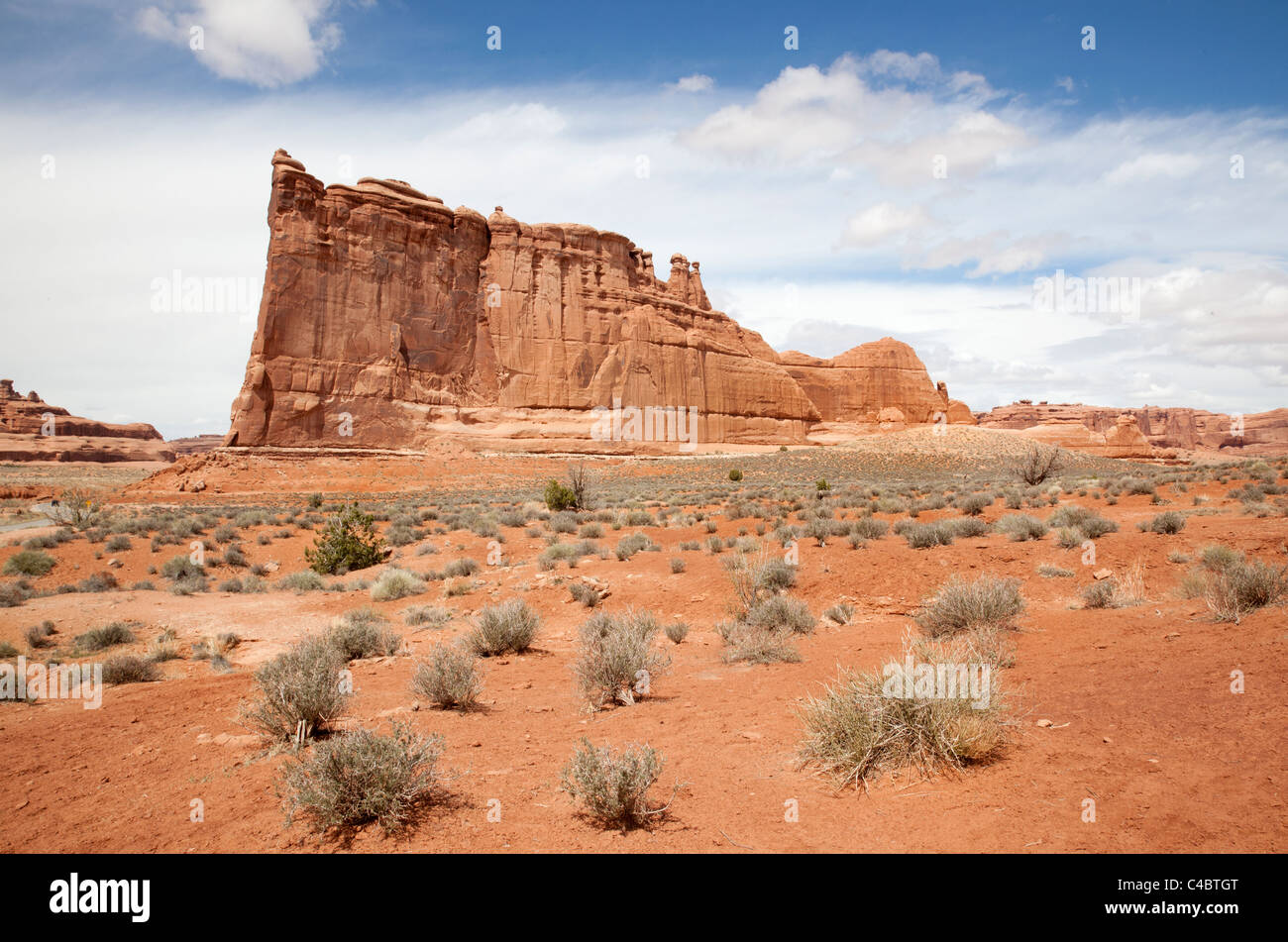 Arches Nationalpark desert Rock Vista Moab Utah Usa Stockfoto