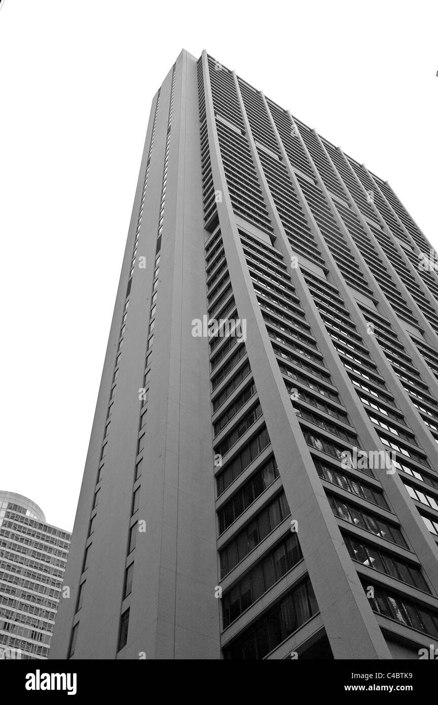 Chicagos Chase Tower (Designed von C.F. Murphy Associates und Perkins & wird, abgeschlossen im Jahre 1969) Stockfoto