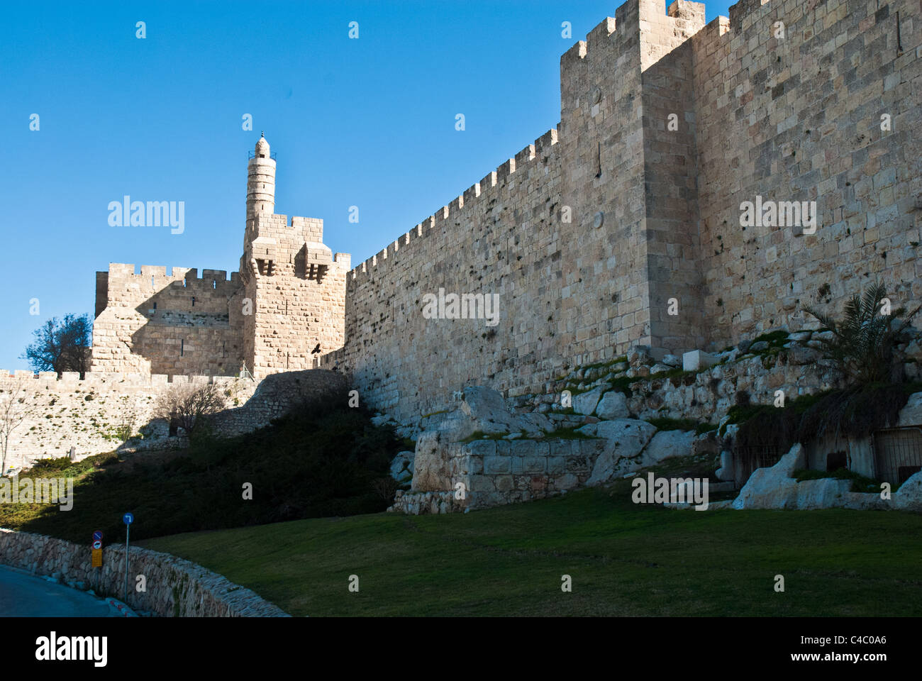 Jerusalem ist die Heilige Stadt, die drei großen abrahamitischen Religionen — Judentum, Christentum und Islam. Im Judentum wurde Jerusalem Stockfoto