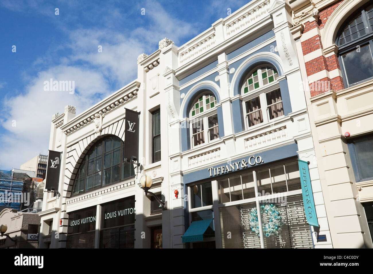 Designer-Boutiquen an der King Street. Perth, Western Australia, Australien Stockfoto