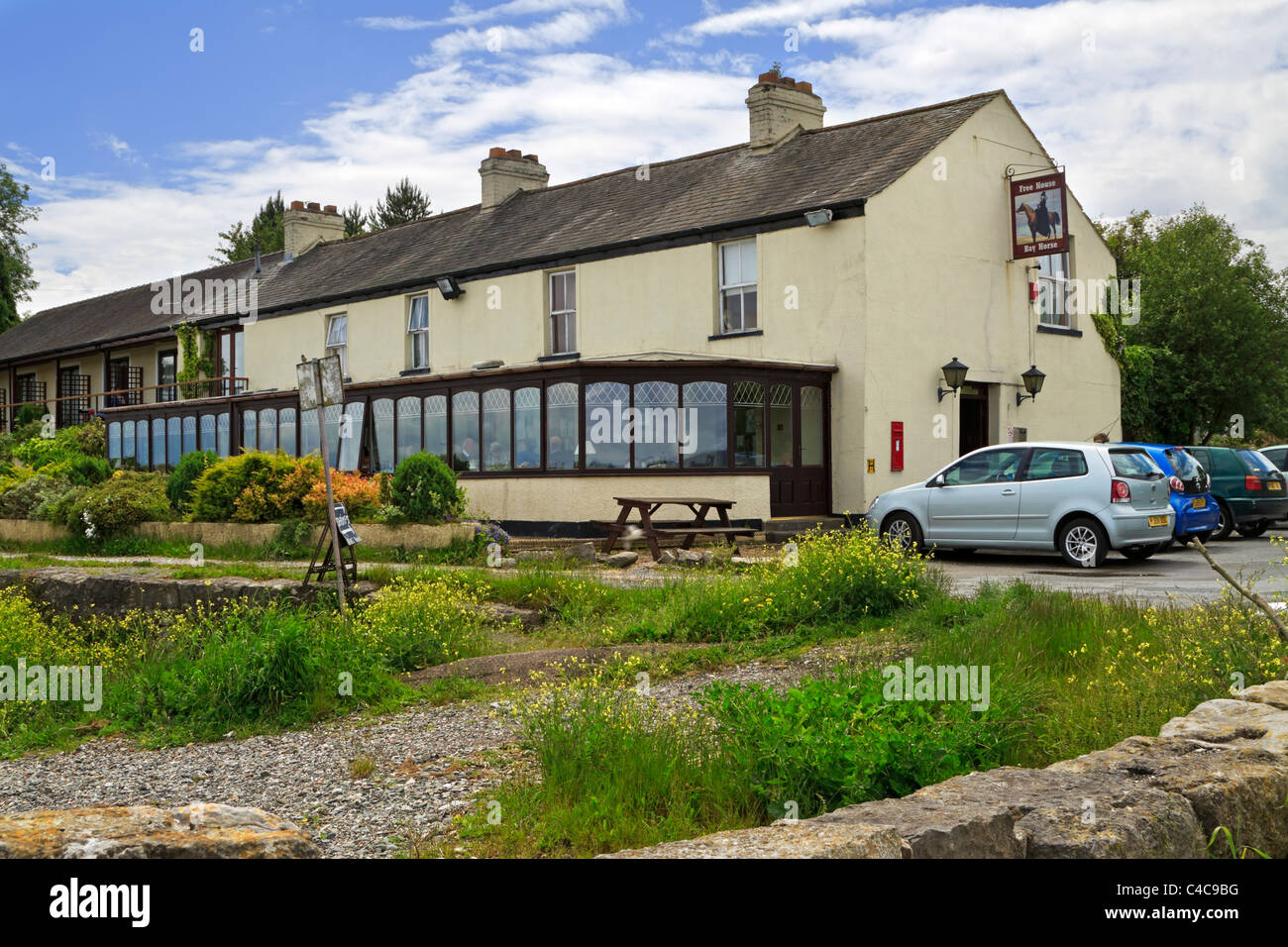 Bay Horse Hotel Canal Fuß, Cumbria. Stockfoto