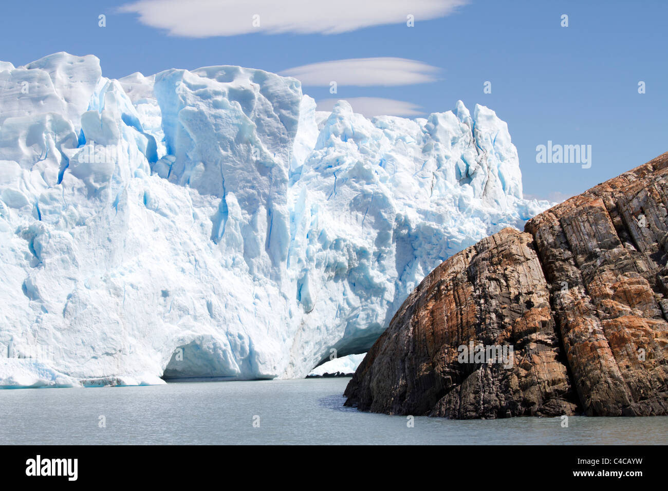 Glaciar Perito Moreno, Patagonien Argentinien Stockfoto