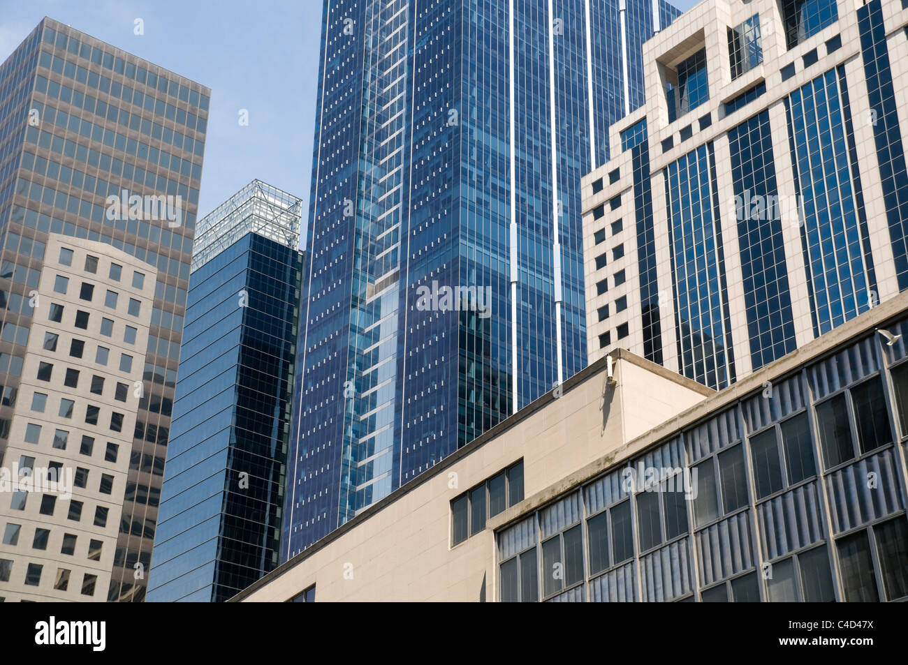 Architektur Detail in Chicago Stockfoto