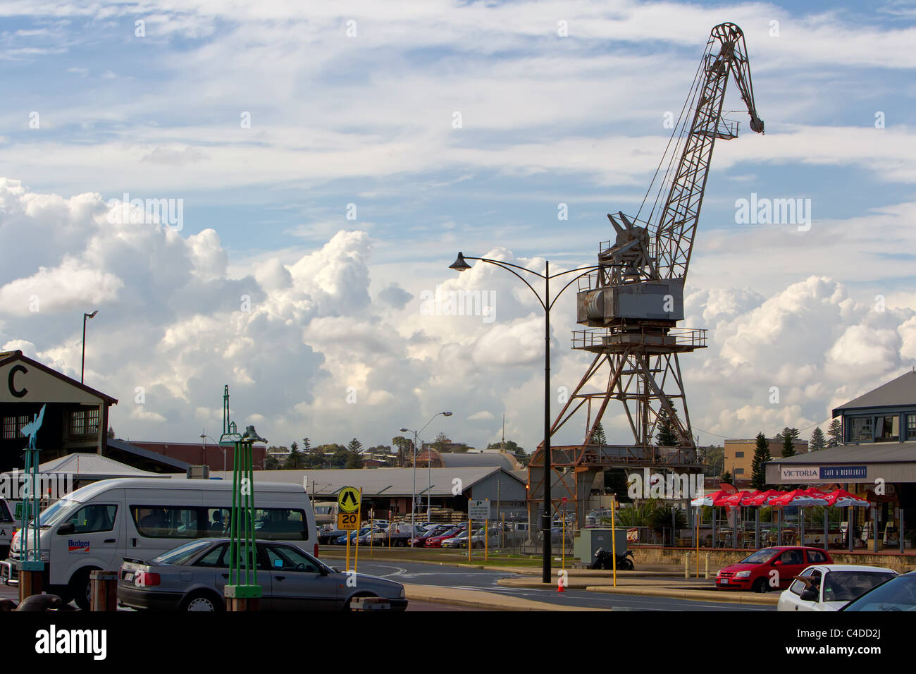 Fremantle Docks Stockfoto