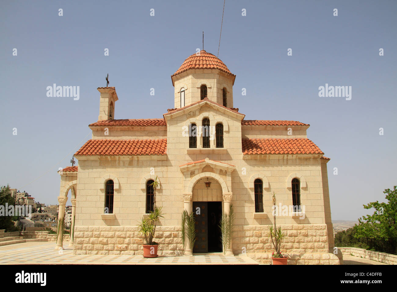 Israel, Jerusalem, der griechisch-orthodoxen Kirche von Bethphage auf dem Ölberg Stockfoto