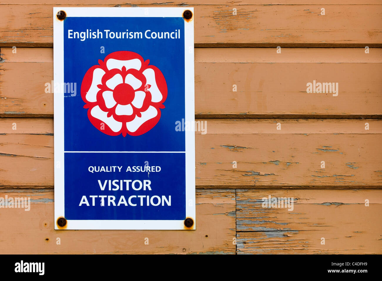 English Tourism Council Zeichen Bewdley Bahnhof Severn Ralley Eisenbahn Bewdley Worcestershire UK Stockfoto