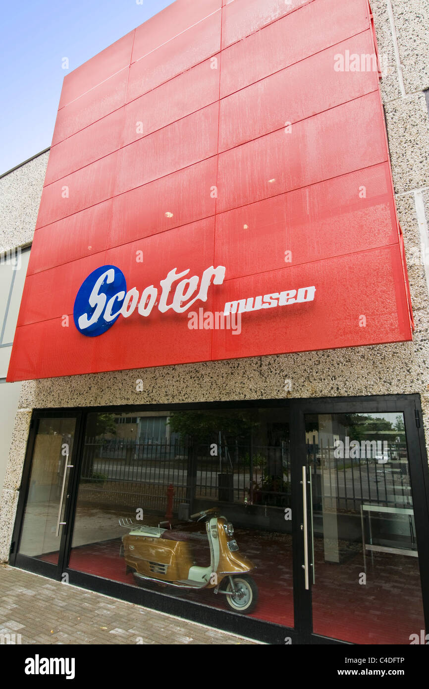 & Lambretta Scooter Museum, Rodan, Mailand Provinz, Italien Stockfoto