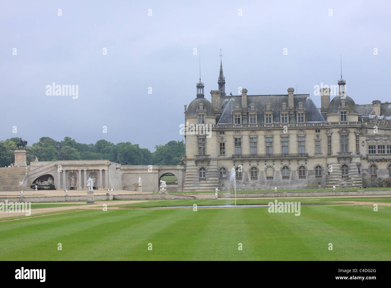 Schloss von Chantilly, Frankreich Stockfoto