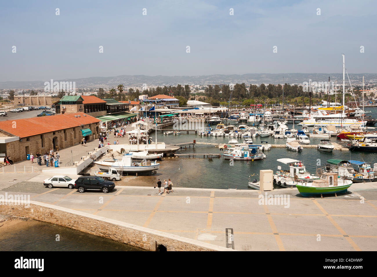 Hafen Pafos Stockfoto