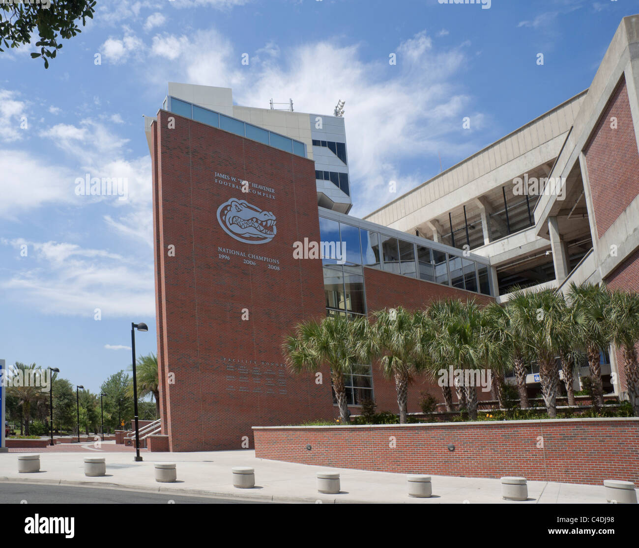 Universität von Florida Heavener Fußball komplex und Ben Hill Griffin Stadium Gainesville Florida Stockfoto