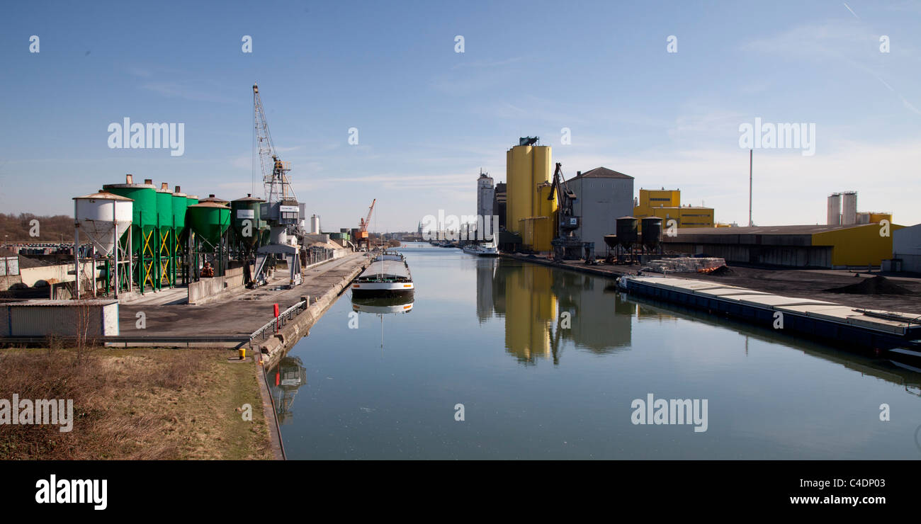 Hafen Sie Hamm Ruhrgebiet NRW Deutschland Europa Stockfoto