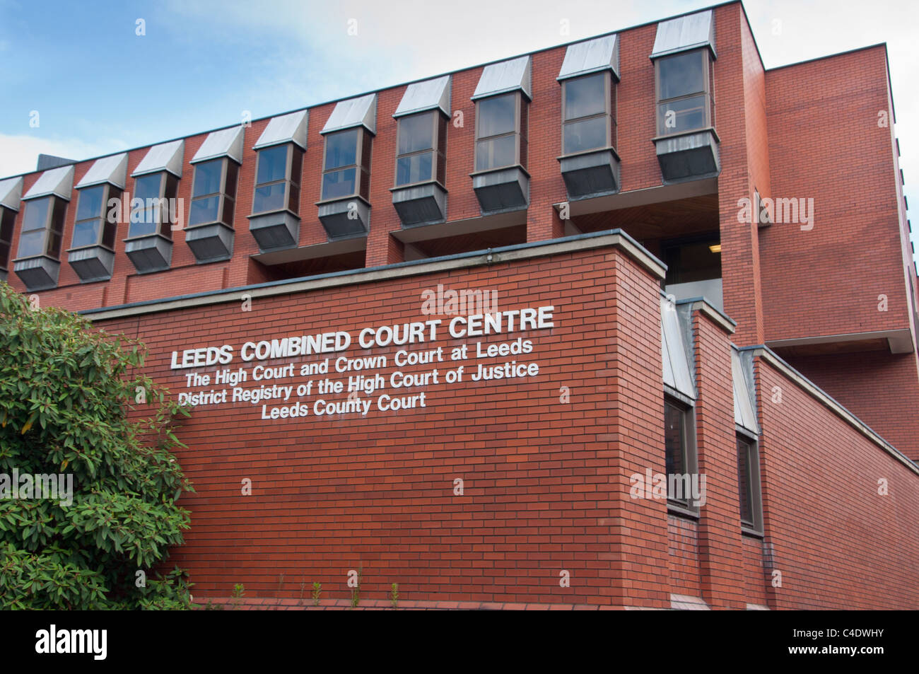 Leeds kombinierte Gerichte centre, umfasst der High Court und Crown Court von Leeds. West Yorkshire, Großbritannien Stockfoto