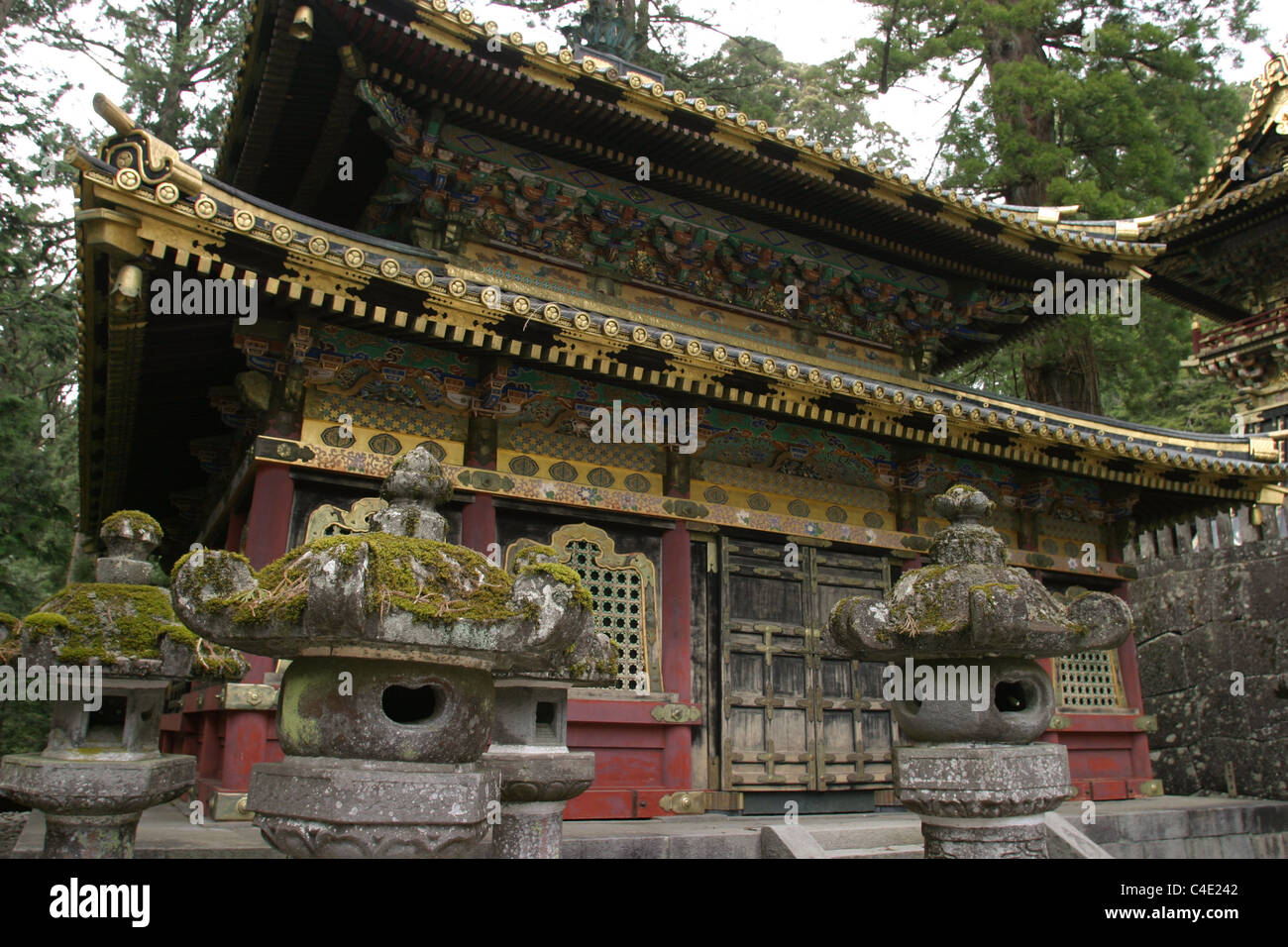 TOSHU-Go-Schrein, wo Tokugawa Ieyasu, Gründer des Tokugawa-Shogunats (1603-1868) ausruhen, in Nikko, Japan. Stockfoto
