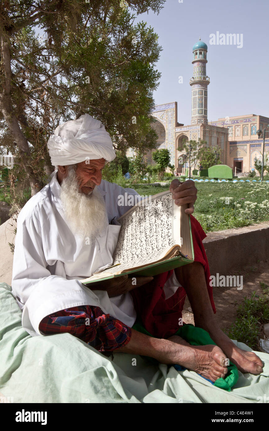 Masjid ich Jami Outdoor Afghanen männlichen Geschichte Bui Stockfoto