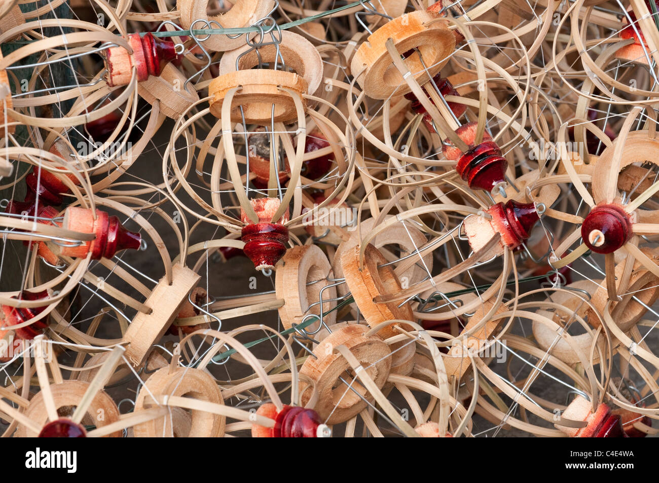 Bambus-Rahmen fr Seidenlaternen, Hoi An, Vietnam Stockfotografie - Alamy