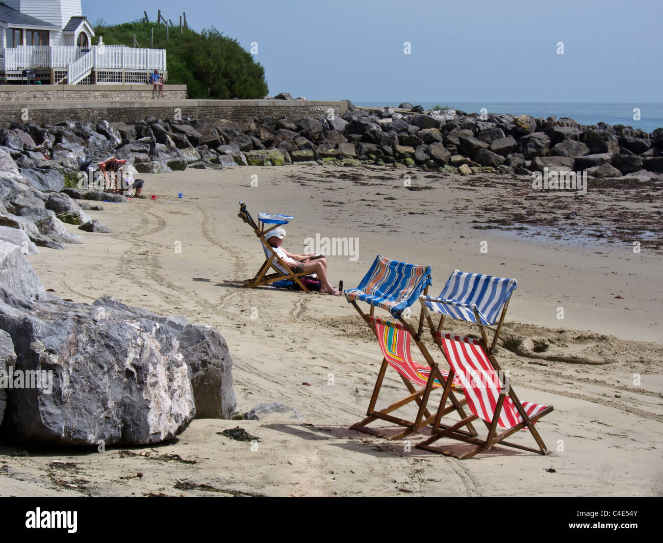 Ventnor, Steephill Cove, Isle of Wight, England, Großbritannien Stockfoto