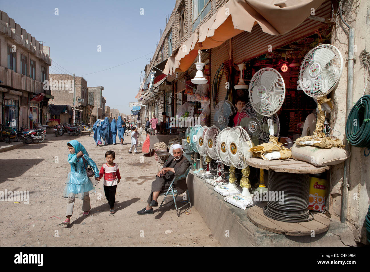 Geschäft in Herat, Afghanistan Stockfoto