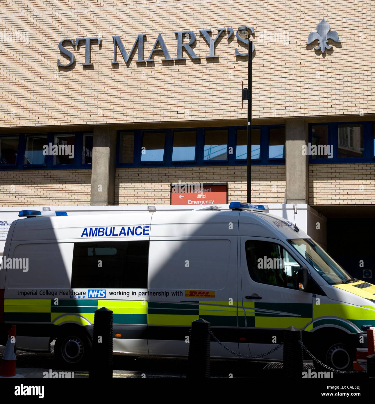 Str. Marys Krankenhaus und Rettungsdienst - Königinmutter Wing Stockfoto