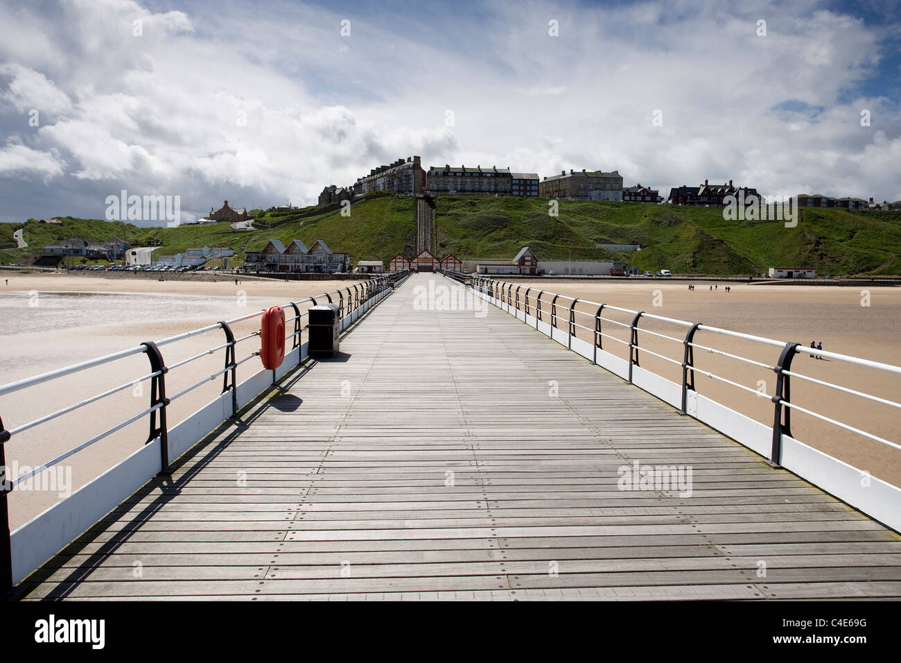 Pier in Saltburn-By-The-Sea, East Coast Yorkshire, England Stockfoto