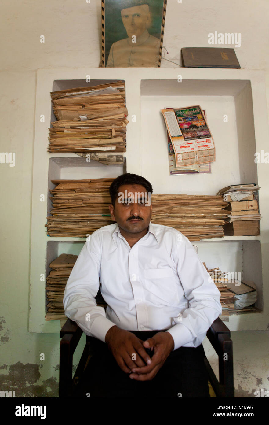 Anwalt der pakistanischen Aasia Bibi wegen Blasphemie zum Tode verurteilt Stockfoto
