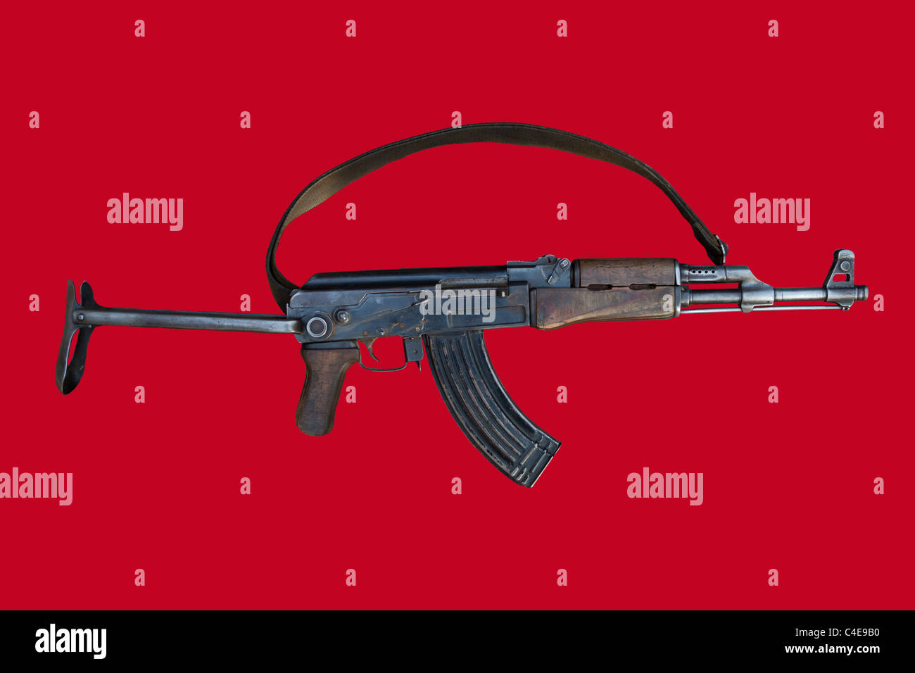 Was Kostet Eine Ak 47 Kalaschnikow (AK 47) ist eine russische Assualt Waffe Stockfotografie