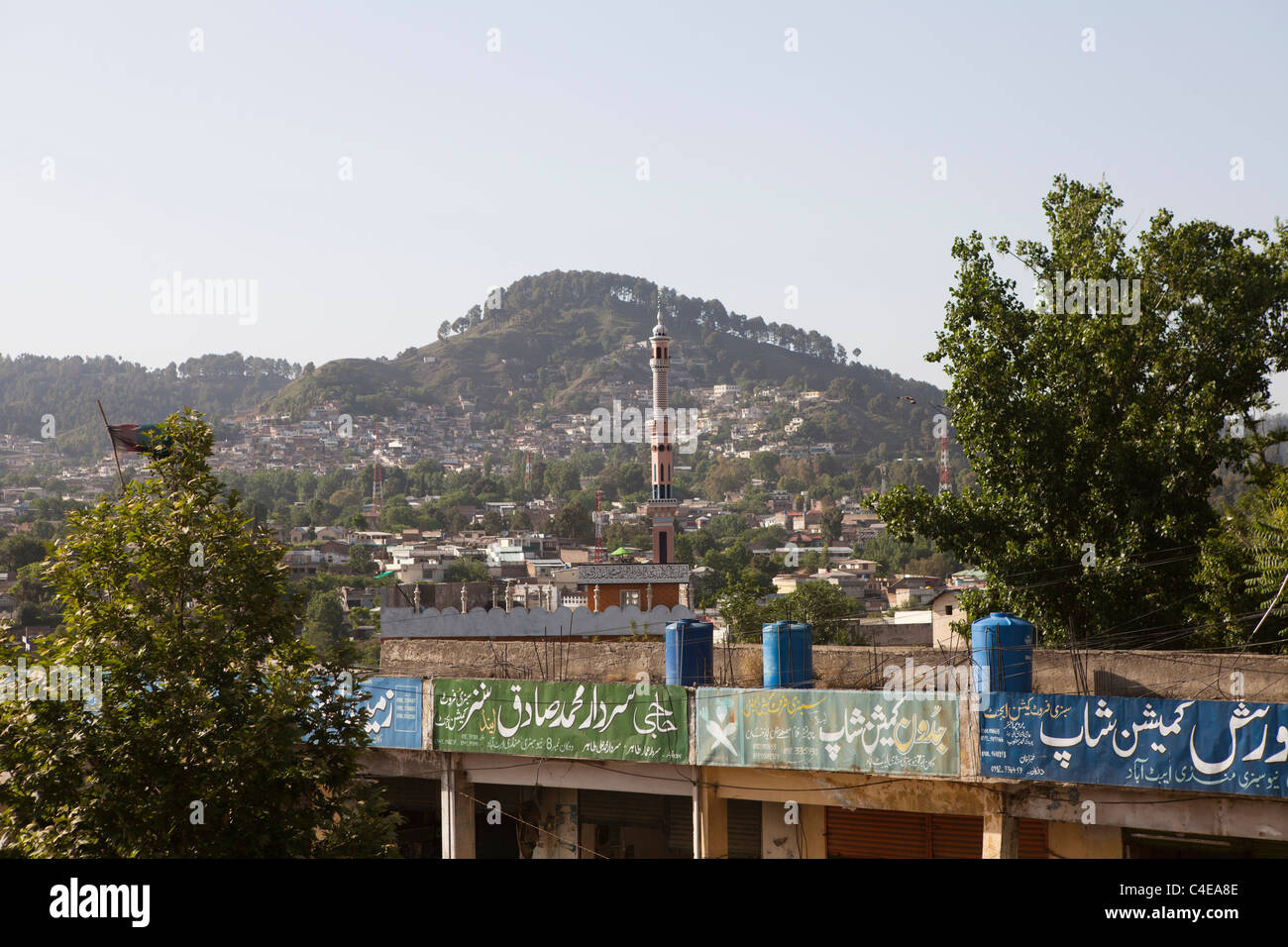 Bereich in Abbottabad, Pakistan wo bin laden getötet wurde Stockfoto