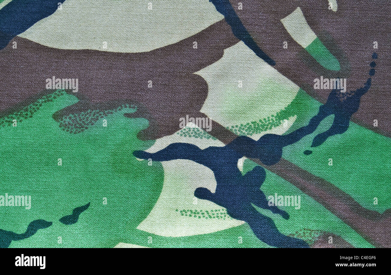 Camouflage Stoff Hintergrund Stockfoto