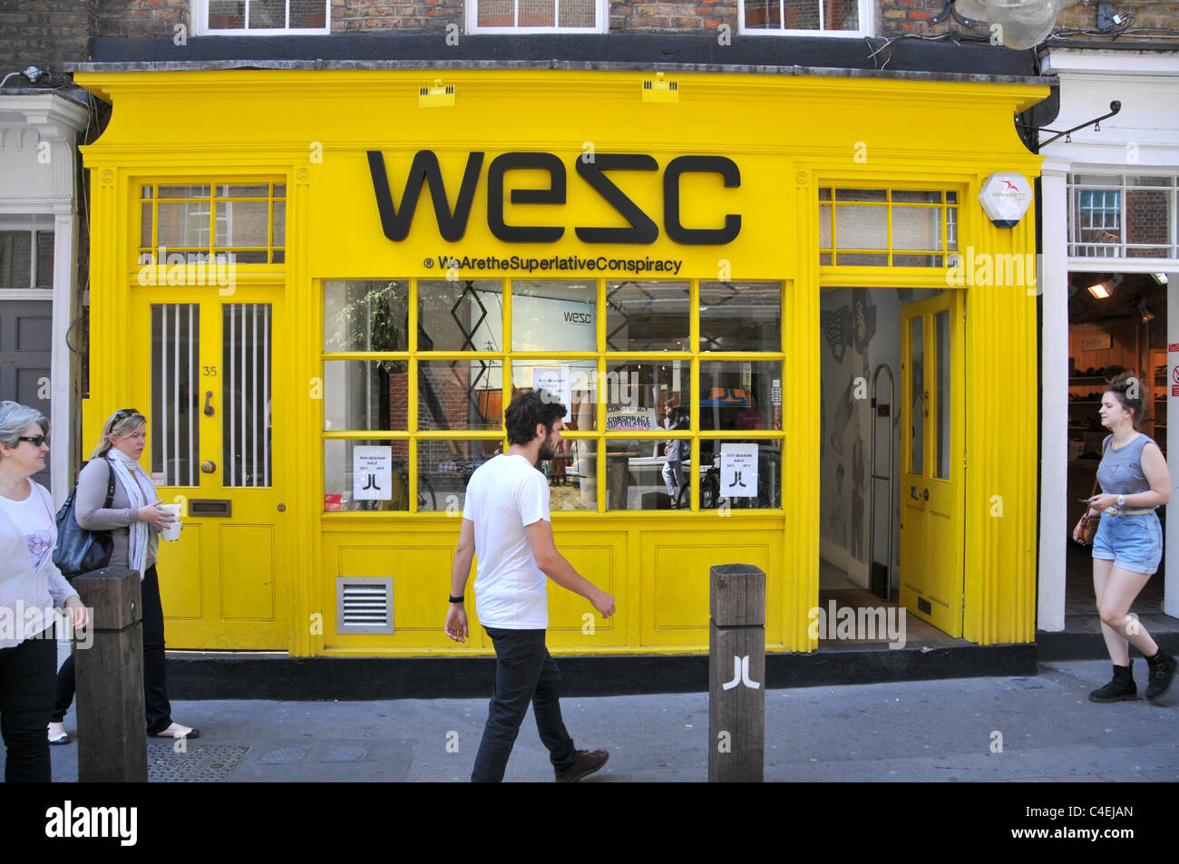 WESC Store sind wir der superlative Conspiracy Mode-Designer Kleidung Stockfoto