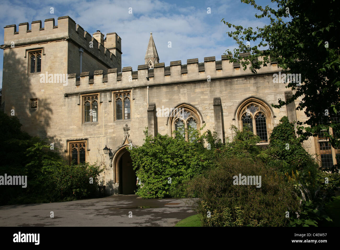 Oxford Universität Balliol College Bibliothek Altbau Stockfoto