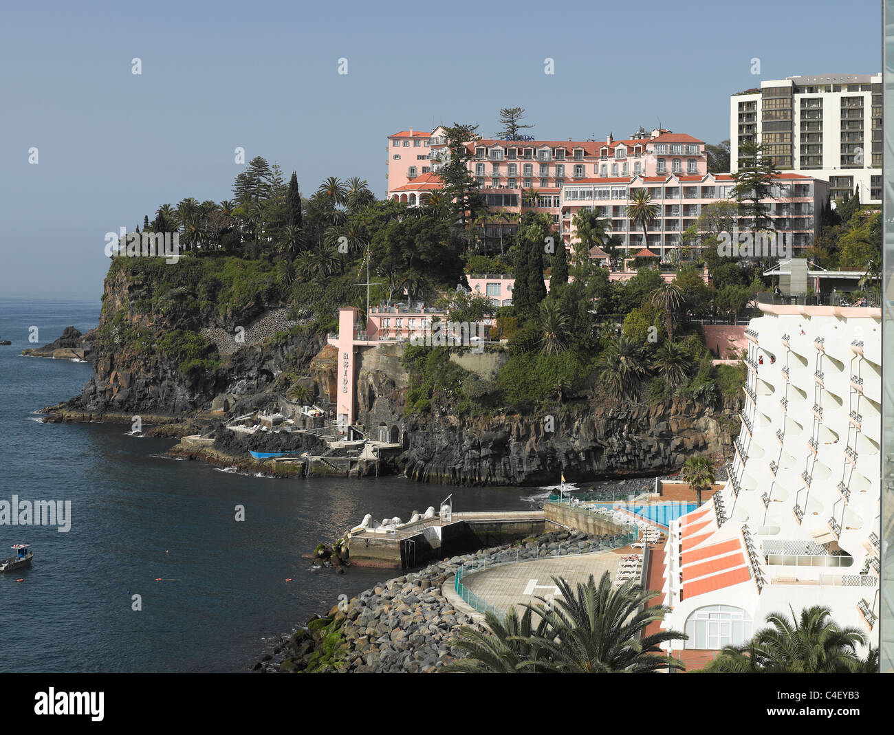 Luxushotel an der Küste Reids Hotel Funchal Madeira Portugal EU Europa Stockfoto