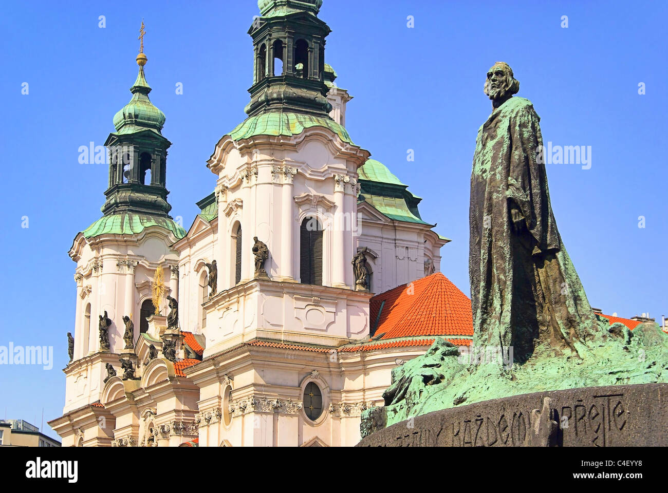 Prag-St.-Nikolaus-Kirche - Prag-St.-Nikolaus-Kathedrale 02 Stockfoto