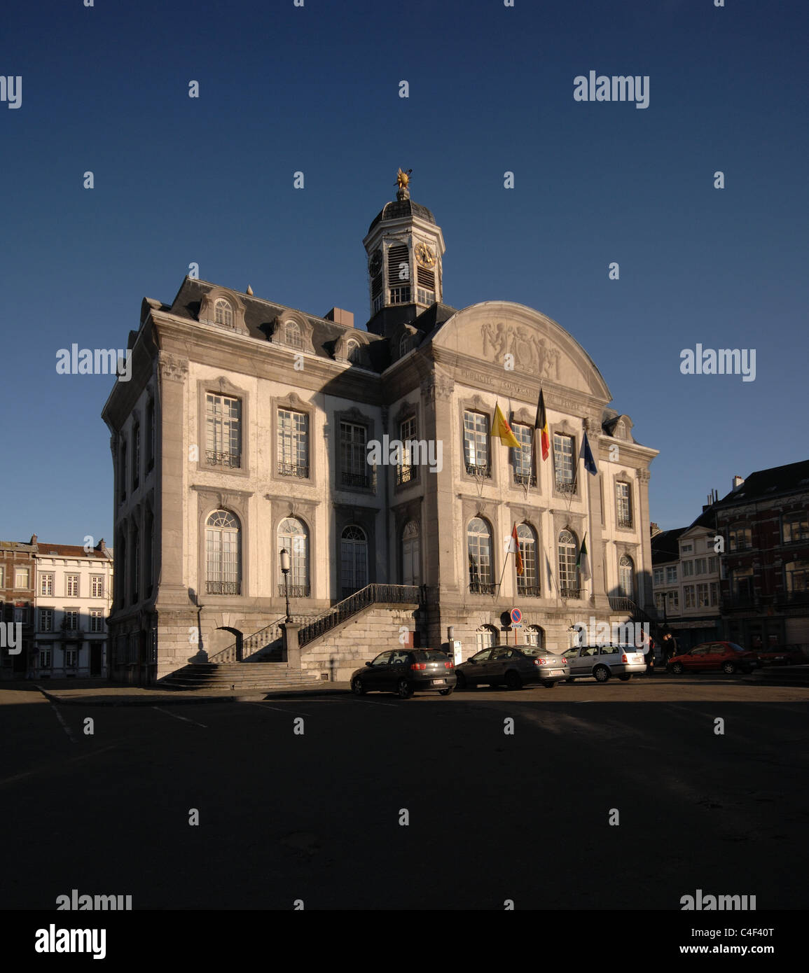 Historisches Rathaus Verviers. Stockfoto