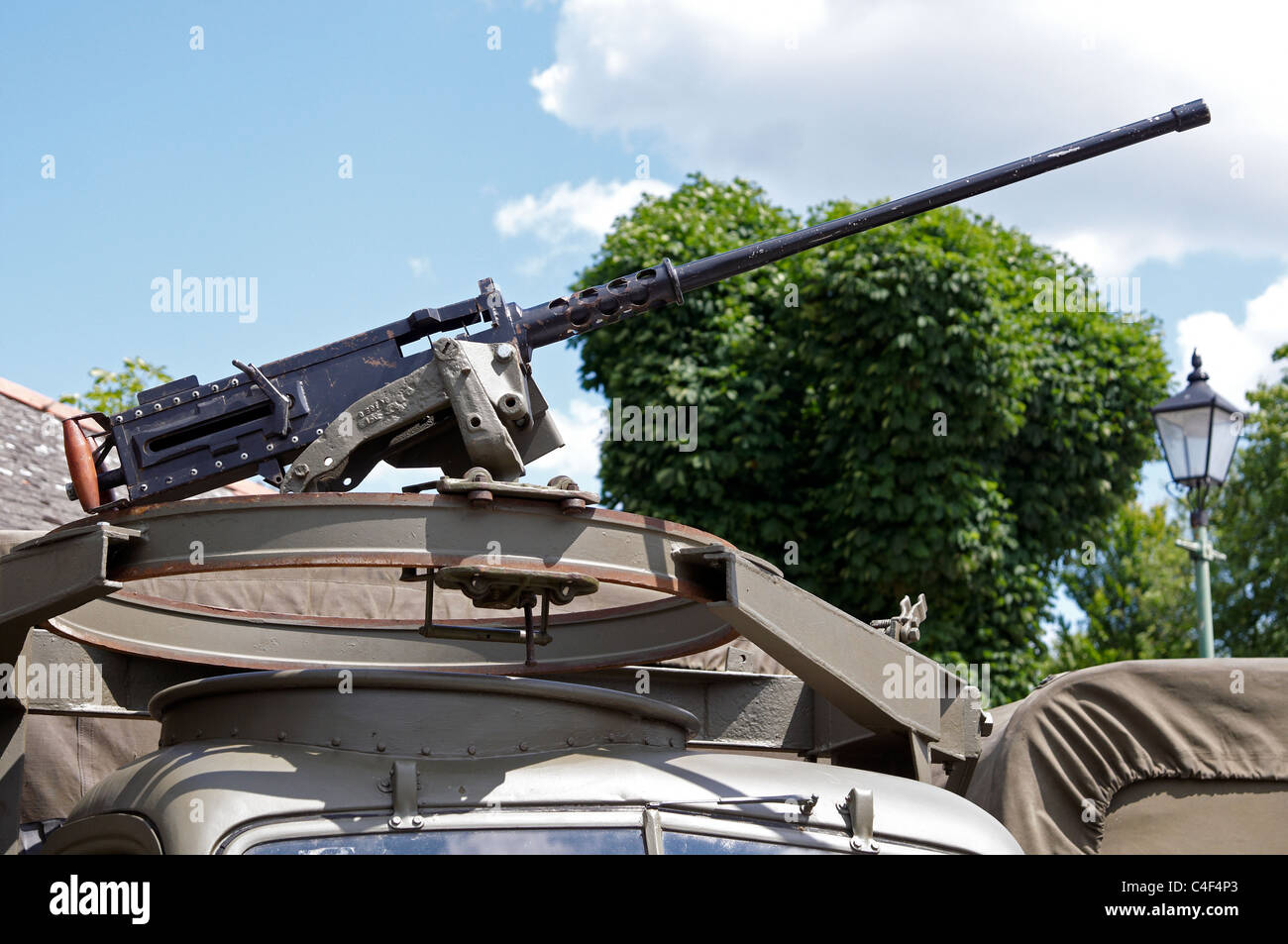 Zweiten Weltkrieg (WW2) Re-Enactment in einem Krieg am Tag um die Mid-Hants Bahn Linie im Juni 2011. Stockfoto