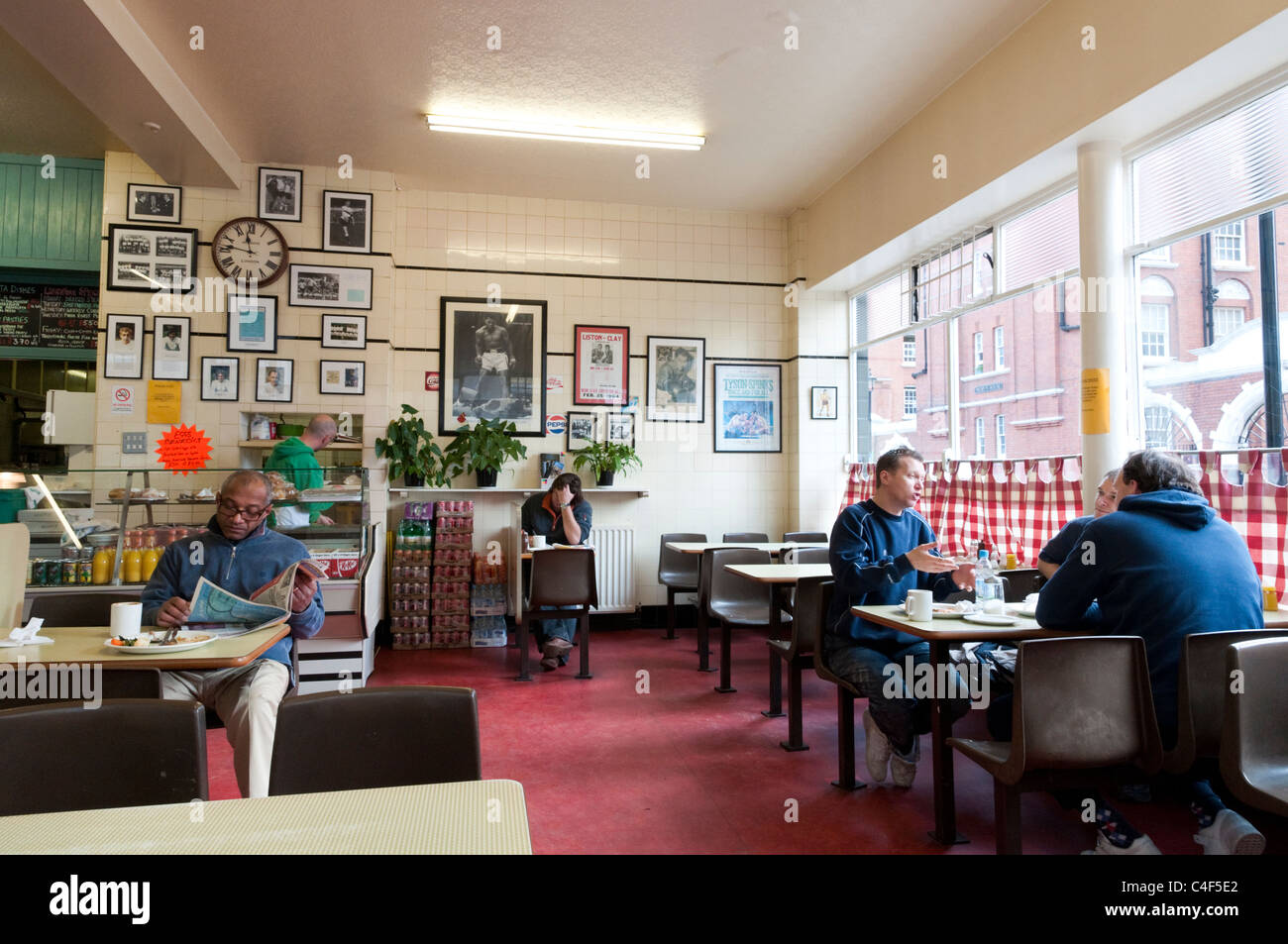 Im Inneren der Regency Cafe, London, England, UK Stockfoto