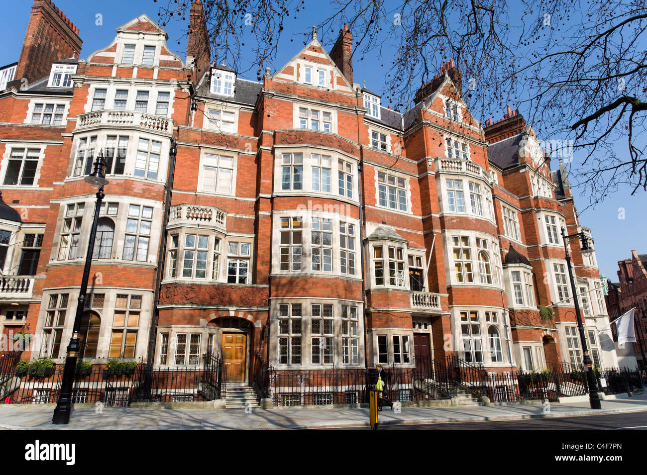 Gebäude auf Carlos Ort, Mayfair, London, UK Stockfoto