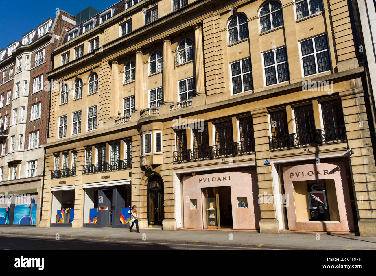 Sloane Street, London, UK Stockfoto