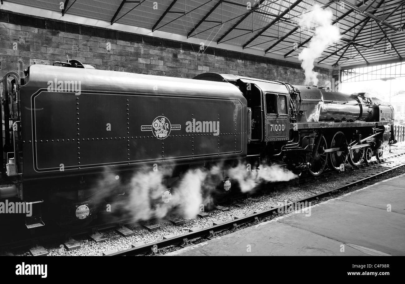 Der Herzog von Gloucester Dampflokomotive in Pickering-station Stockfoto