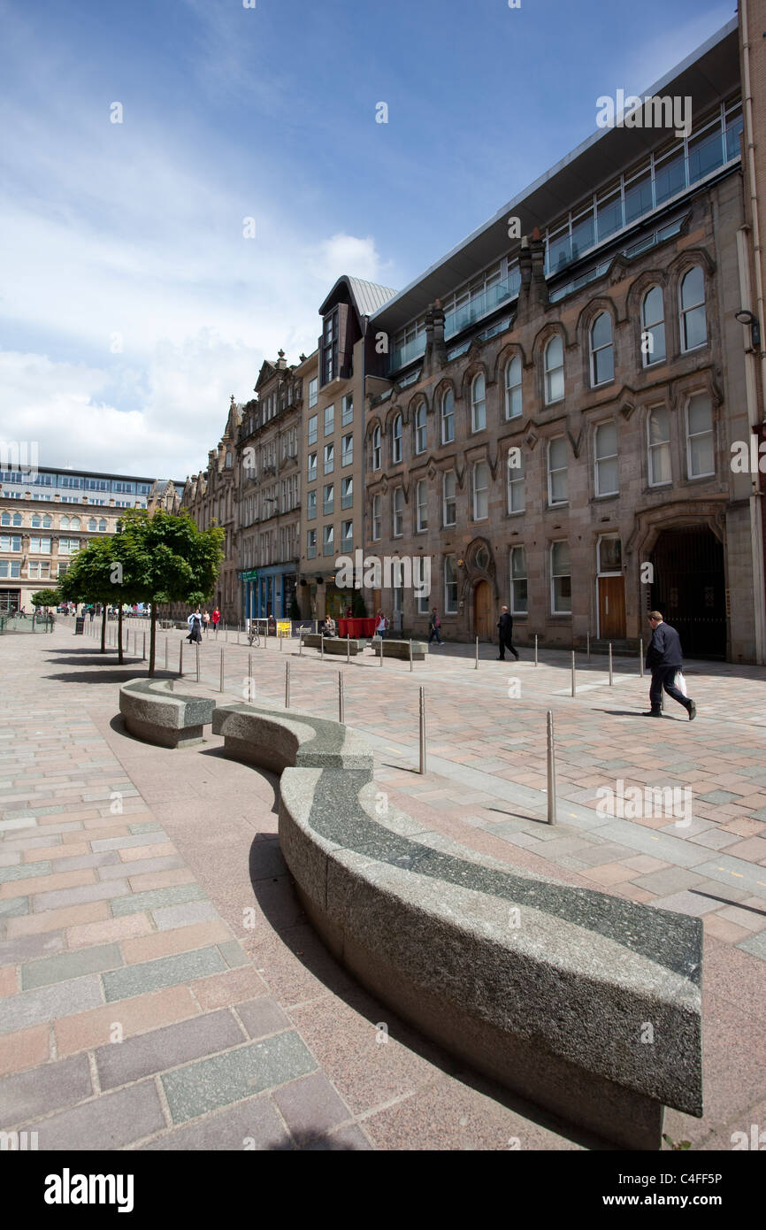 Brunswick Street im Bereich Merchant City of Glasgow, Scotland. Foto: Jeff Gilbert Stockfoto