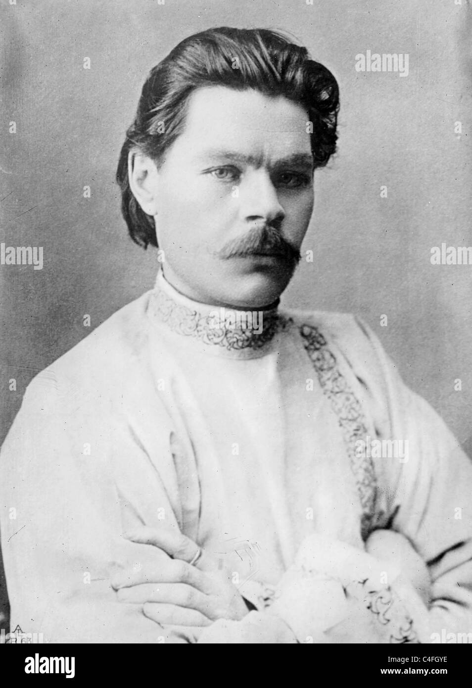 Maxim Gorki, Alexej Maximowitsch Peschkov Stockfoto