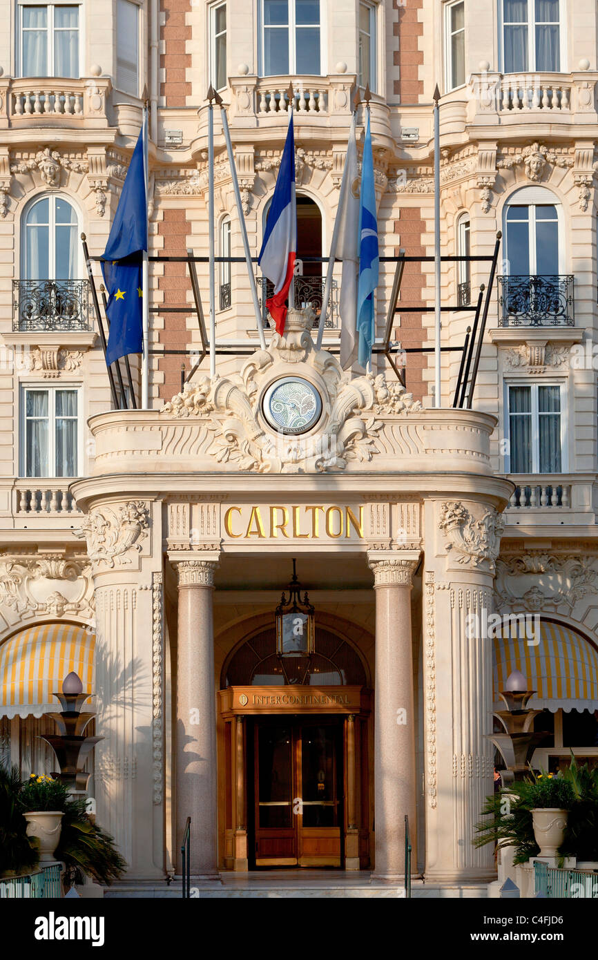 Europa, Frankreich, Alpes-Maritimes (E6), Cannes, das Carlton Hotel Stockfoto