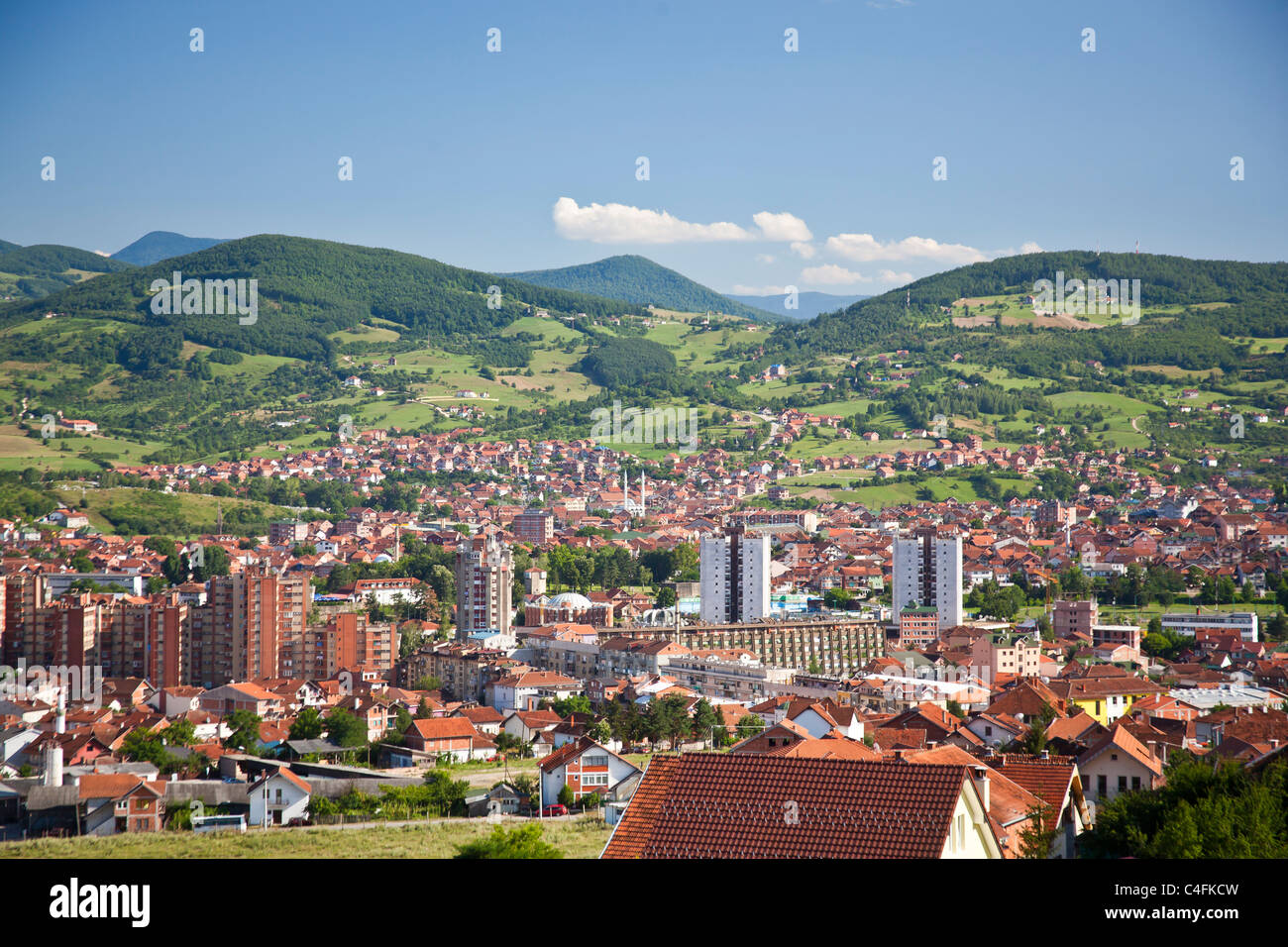 Stadt von Novi Pazar, Serbien Stockfotografie Alamy