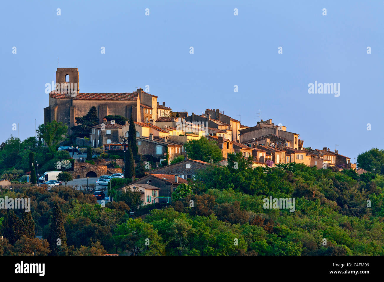 Frankreich, Var, Gassin Dorf gekennzeichnet Les Plus Beaux Dörfer de France (The Most schöne Dörfer von Frankreich) Stockfoto