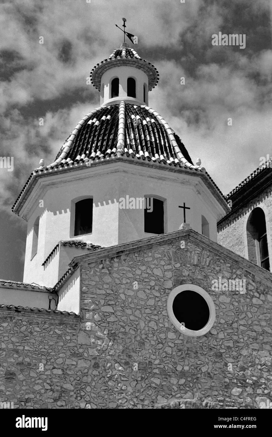 Kirche der Jungfrau del Consuelo, Altea. Stockfoto