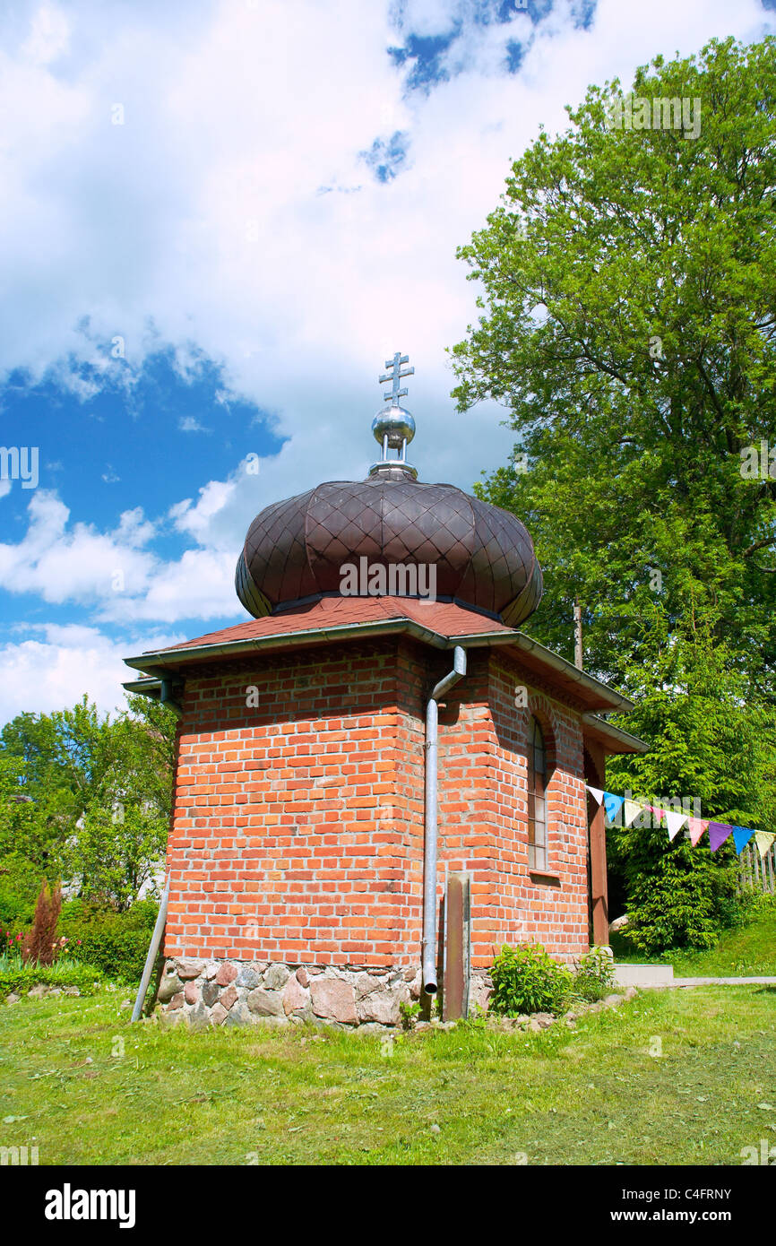 Orthodoxe Kapelle in Zywkowo Dorf, Polen Stockfoto