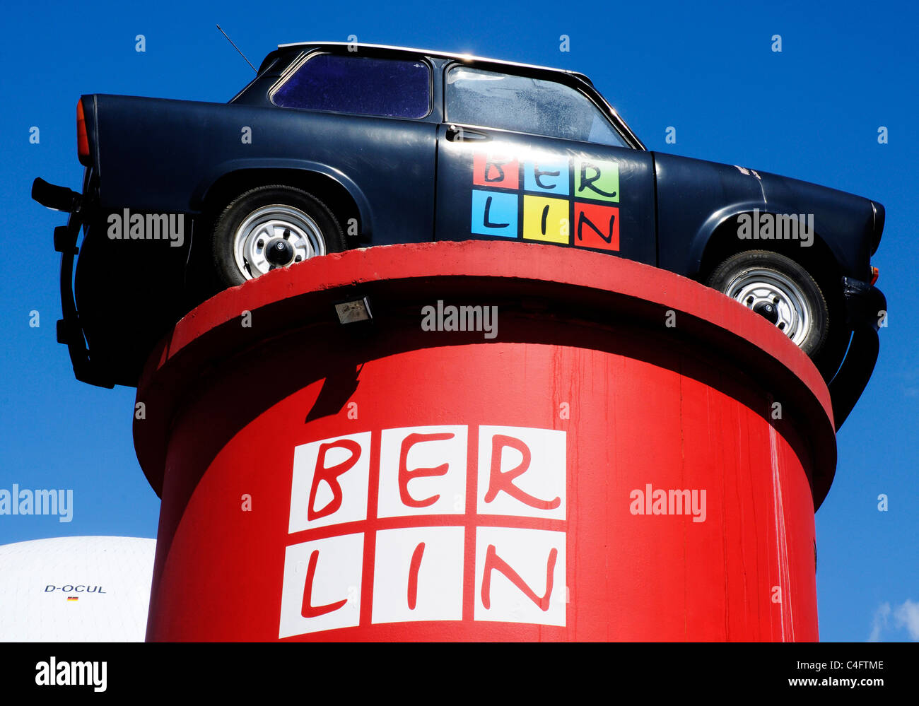 DDR Trabant Autos in Berlin Stockfoto