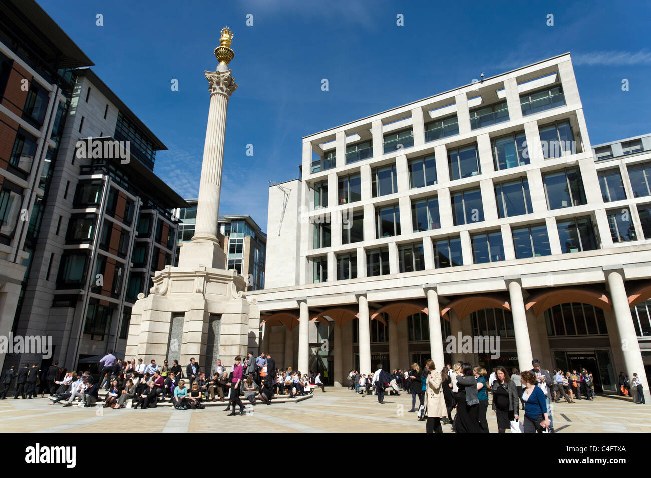 Paternoster Square, London, UK Stockfoto