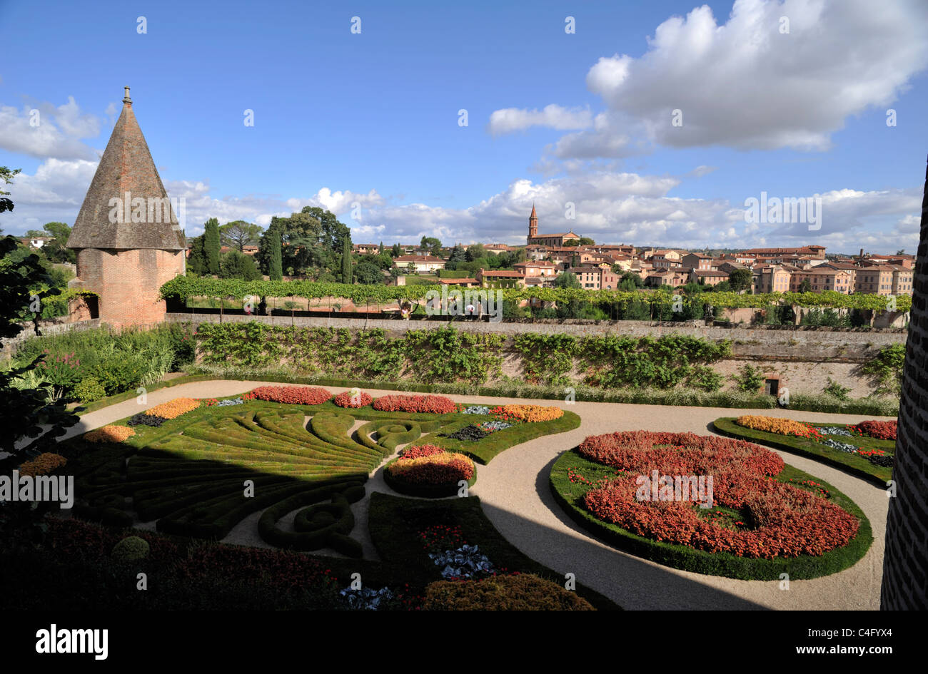 Frankreich, Albi, Berbie Palace Gardens Stockfoto