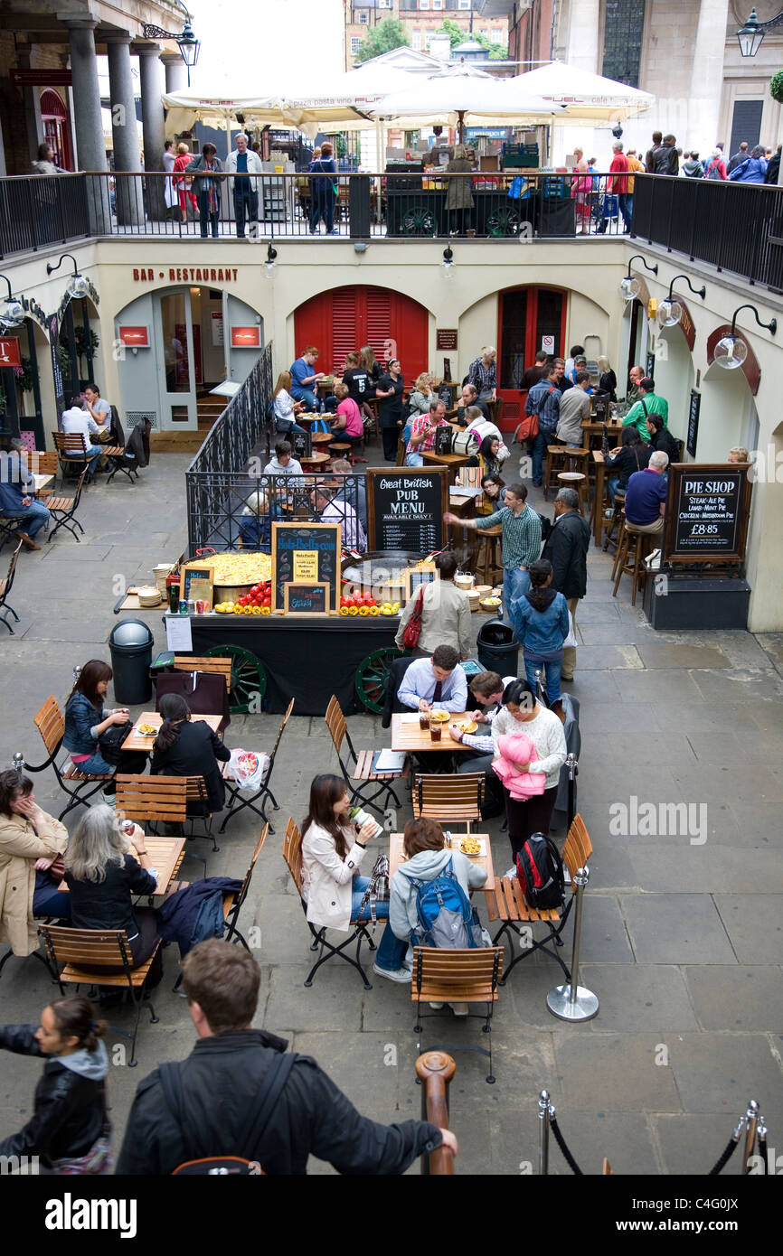 Restaurants in Covent Garden Market Stockfoto