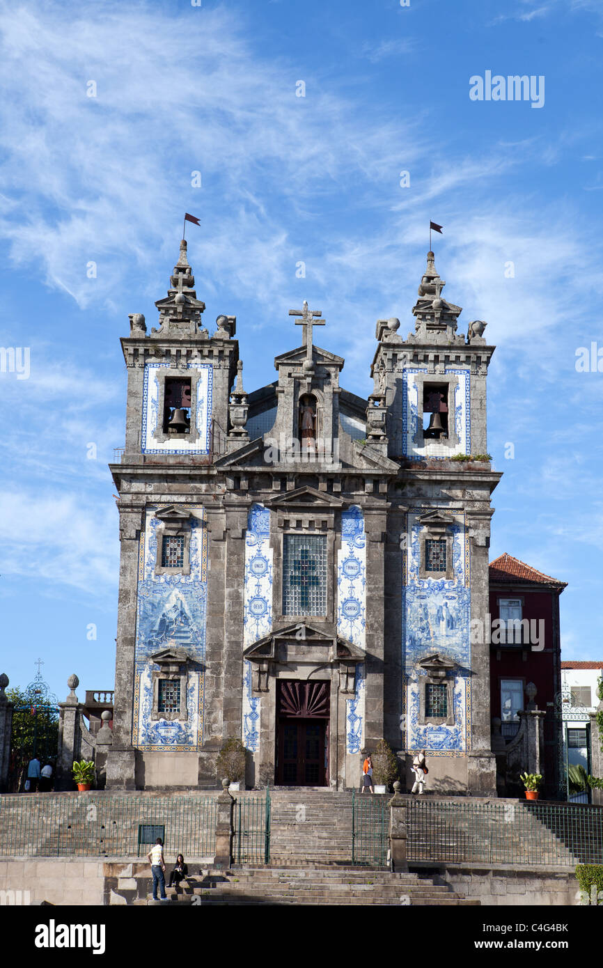 Kirche SANTO ILDEFONSO in Porto, Porto, Portugal Stockfoto