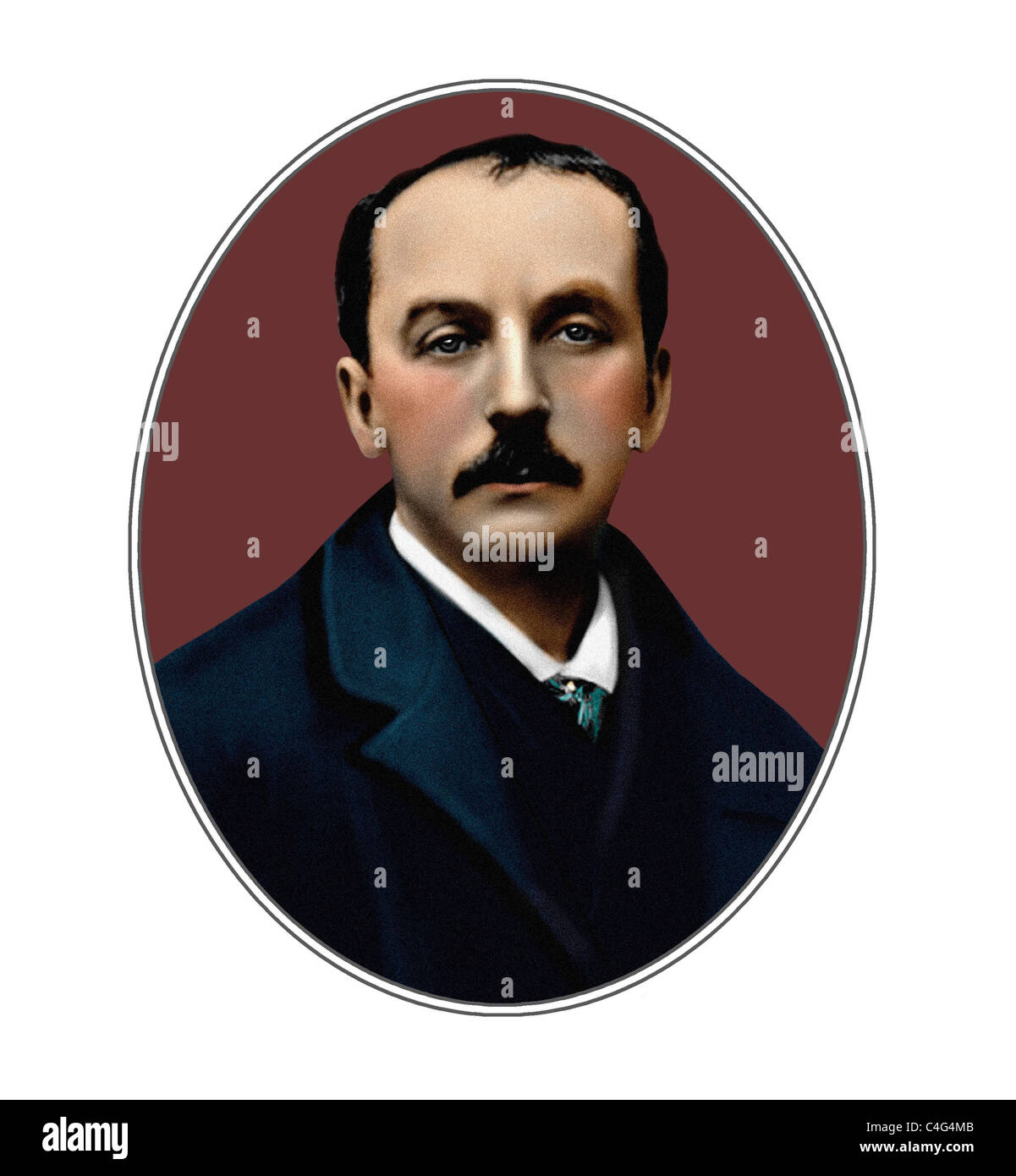 Edmond Audran c1840 1901 Französisch Komponist Illustration Stockfoto